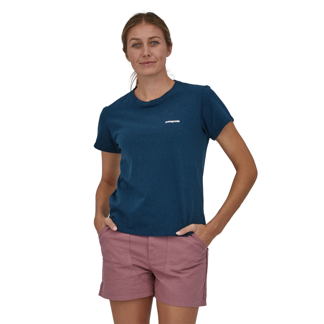 W's P-6 Logo Responsibili-Tee, tidepool blue