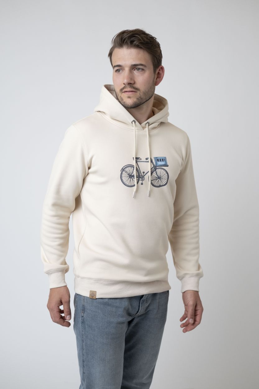 Hoodie "Expresslieferdienst", beige