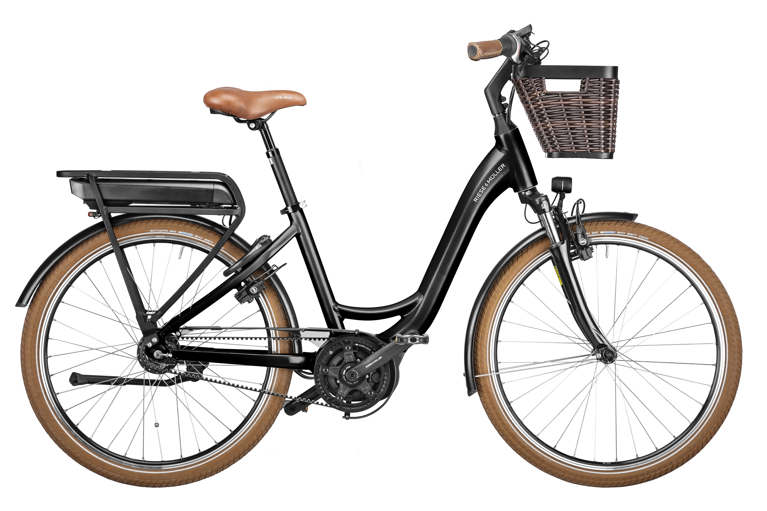 R+M Swing silent, 43cm, black, Intuvia, 500Wh,