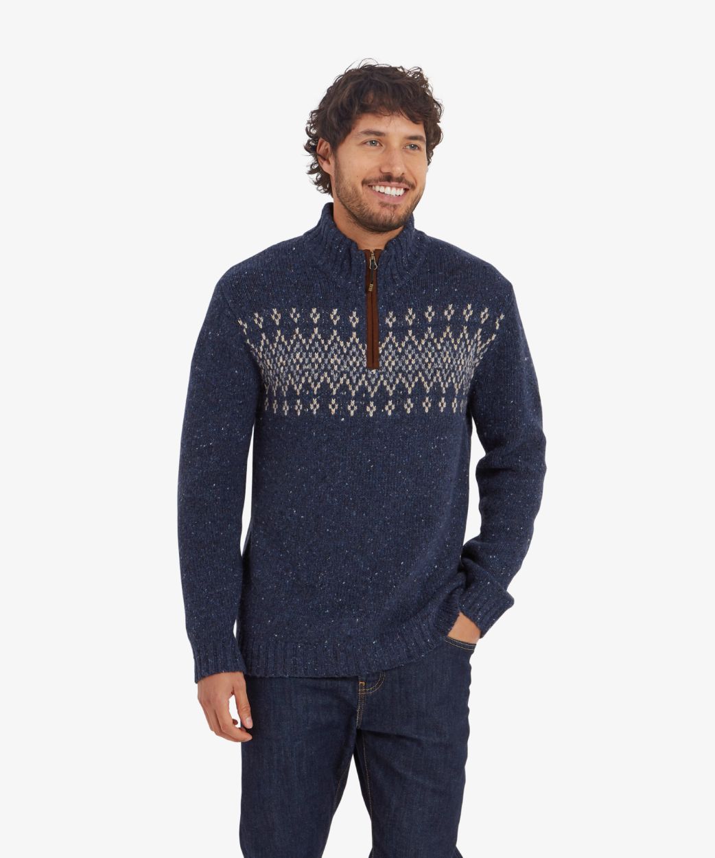 Dumji 1/4 Zip, rathee blue