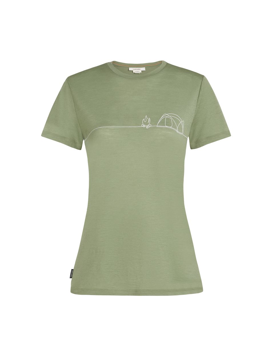 Women Merino 150 Tech Lite SS Tee Single Line C