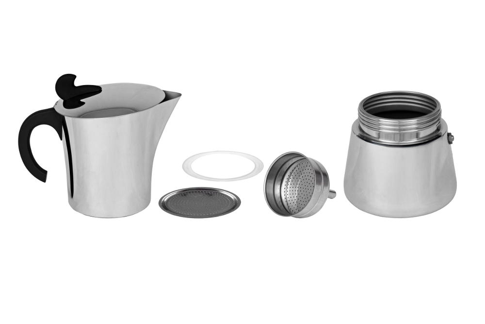 BasicNature Espresso Maker  `Edelstahl`, 4 Tassen
