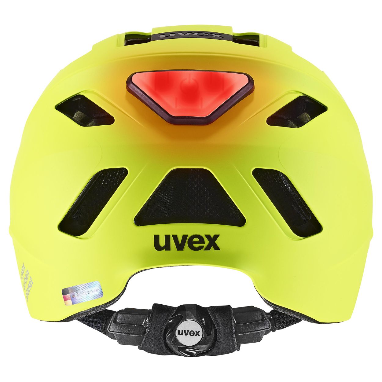 uvex urban planet LED lime matt | 58-61