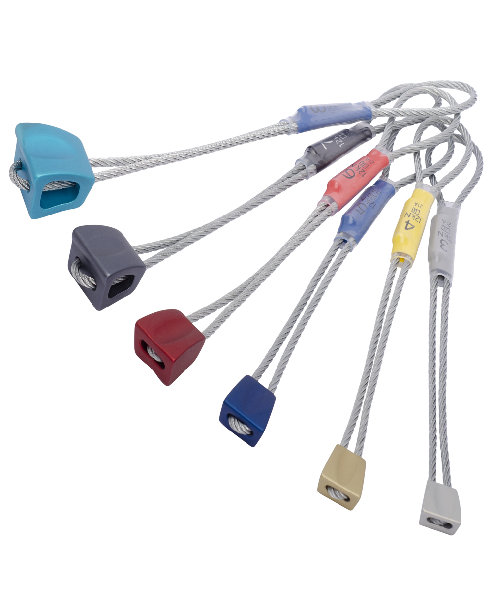 Wallnut Set 3-8 Anodised