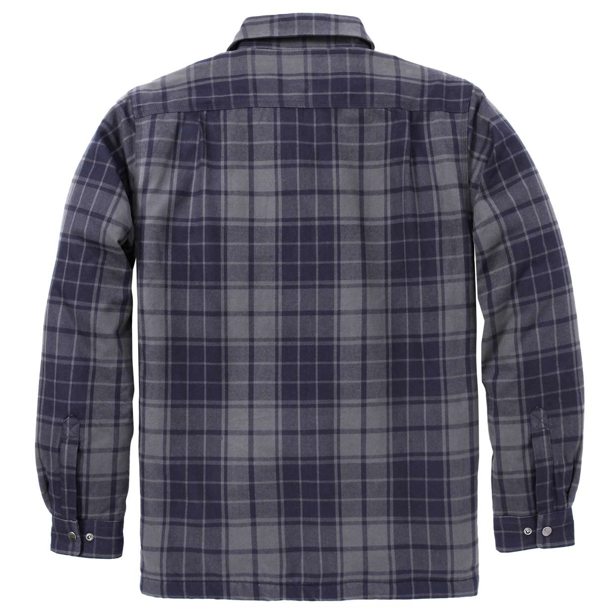 M Hubbard Plaid Shirt Jac, navy/shadow