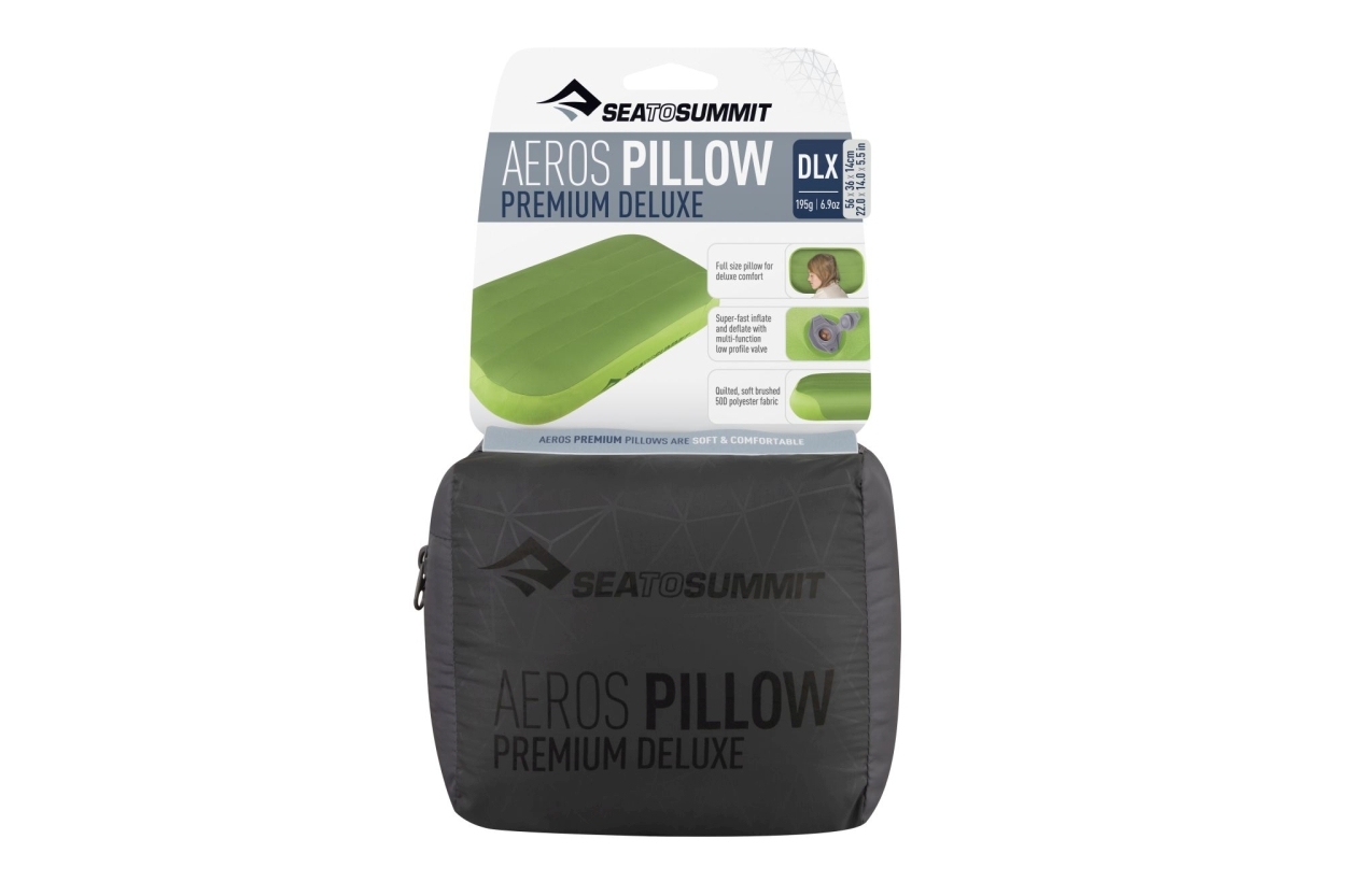 Premium Deluxe Pillow, Lock System, grey