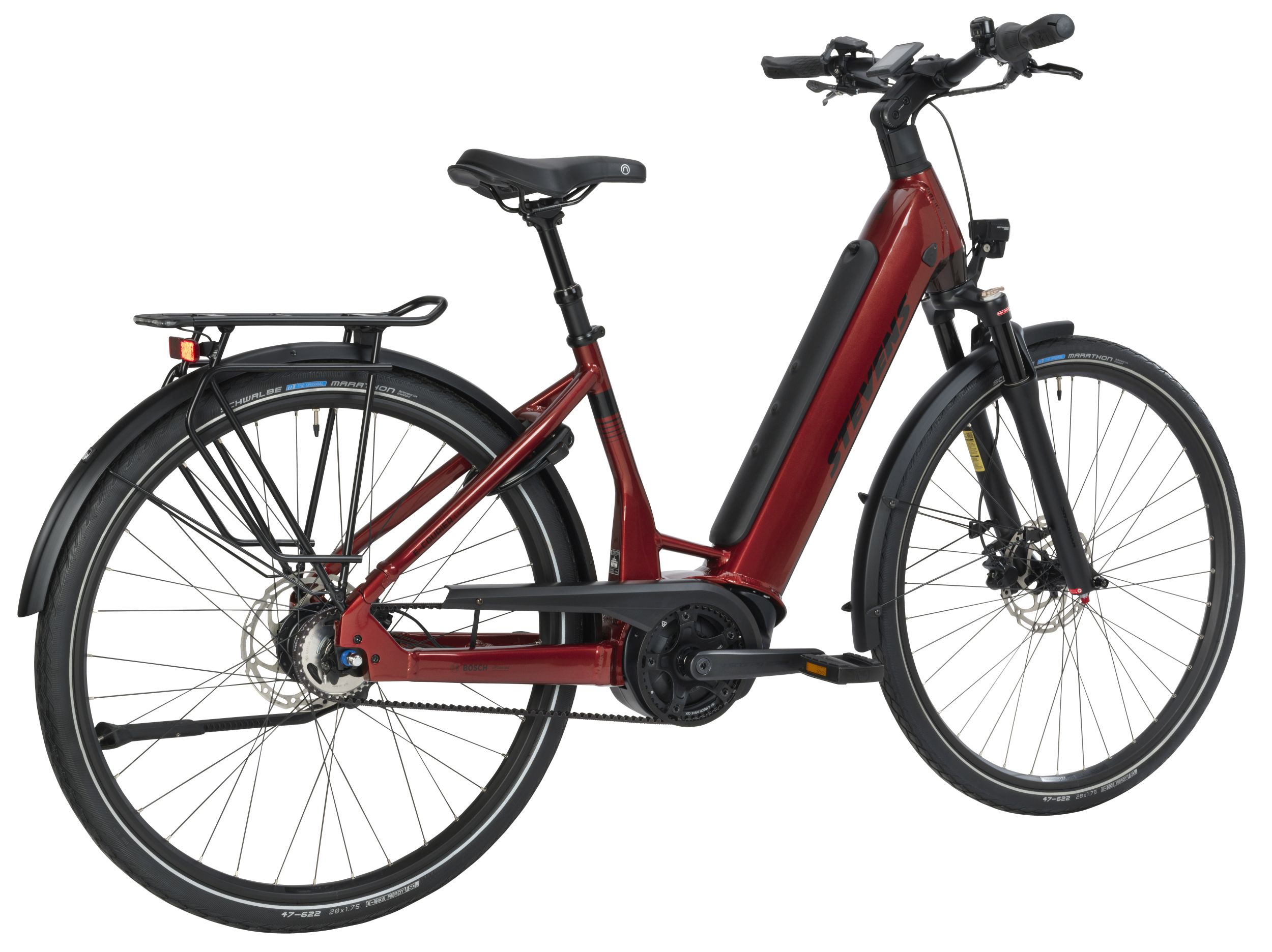 ATB E-Courier Luxe Forma 46 Burgundy