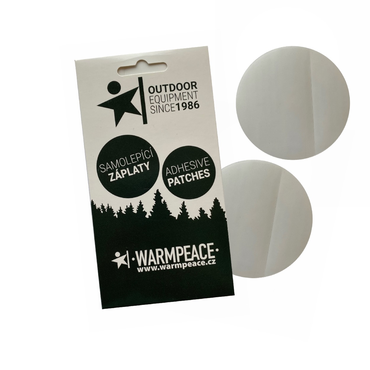 Patches Reparatur, transparent, selbstklebend