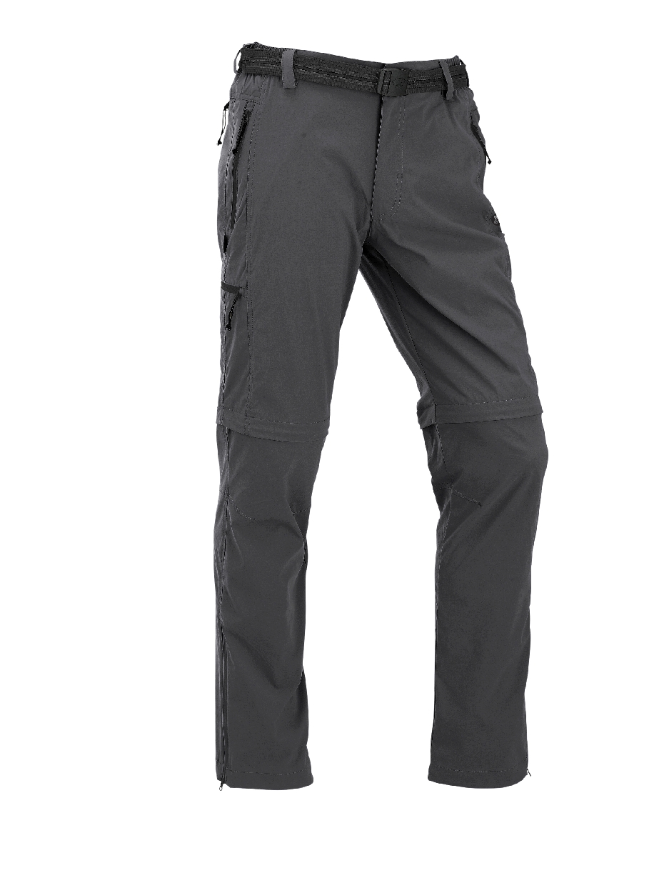 Herren Zip-Off Hose OntarioII XT, dark grey