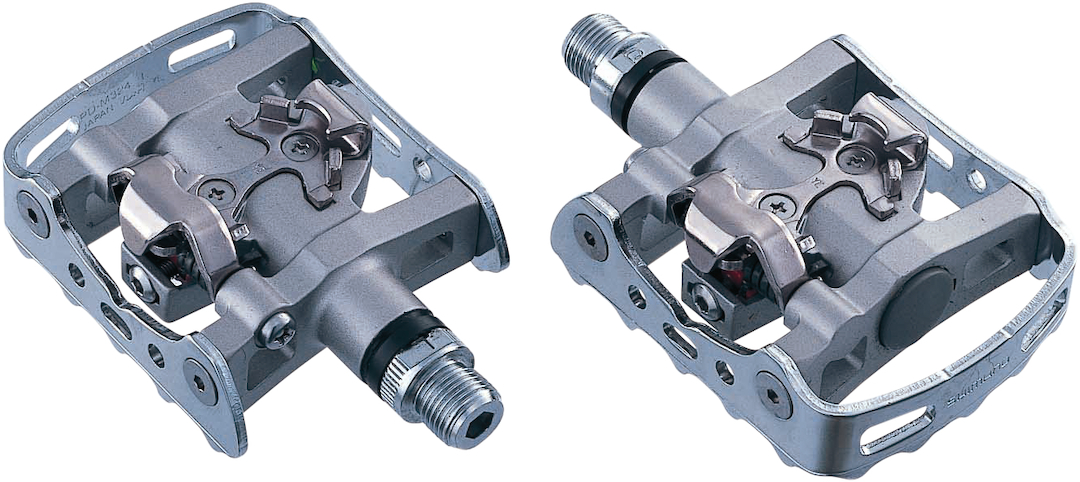 Pedal SHIMANO PD-M324 Dual Function, silber, SPD