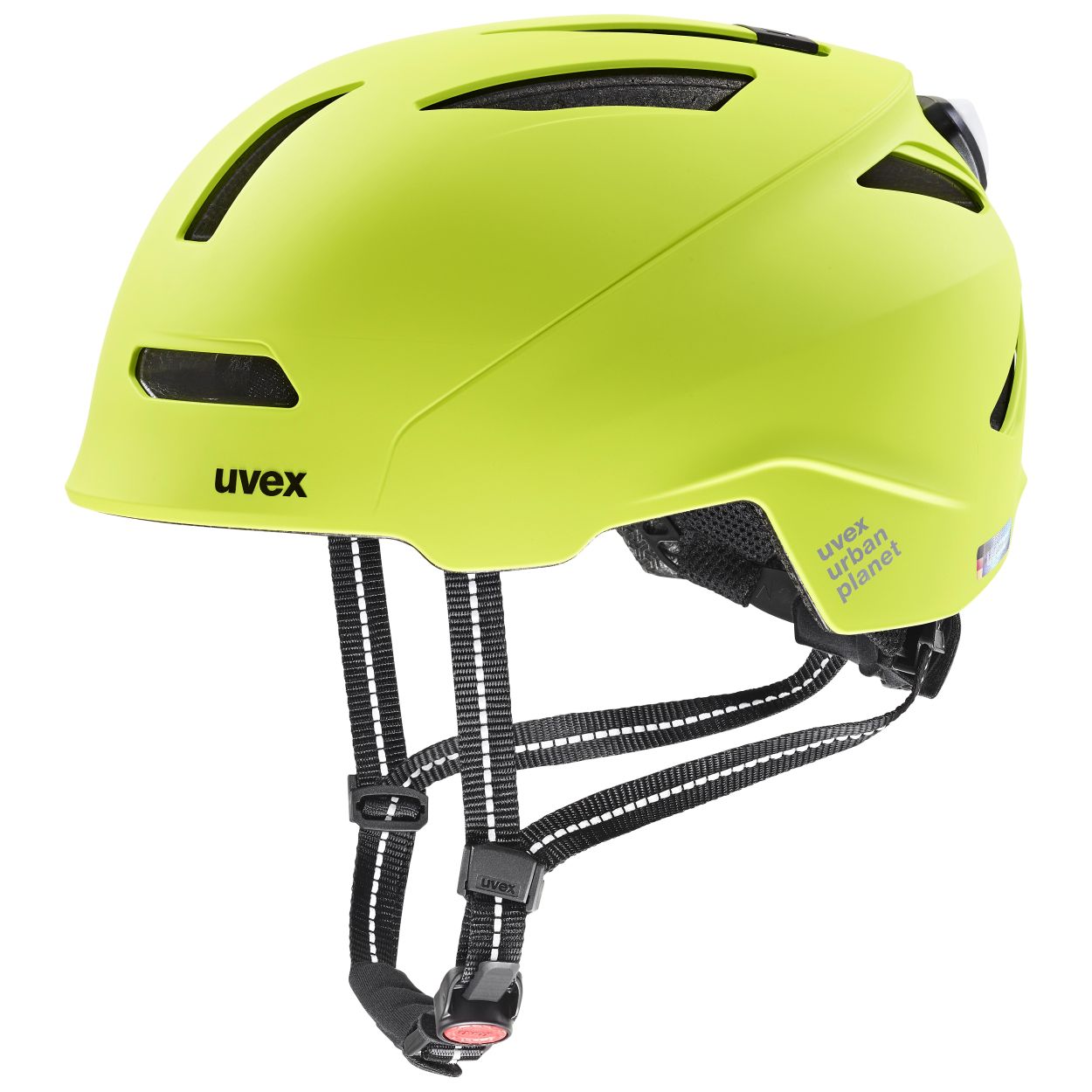uvex urban planet LED lime matt | 58-61