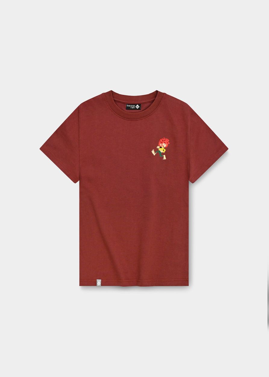 T-Shirt "Grantig by nature" v2, dunkelrot