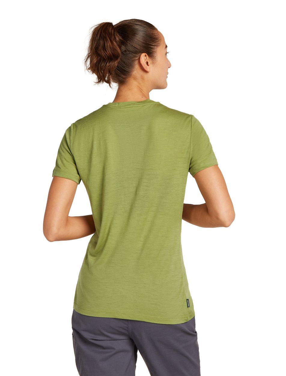 Women Merino 150 Tech Lite SS Tee Fresh Fern