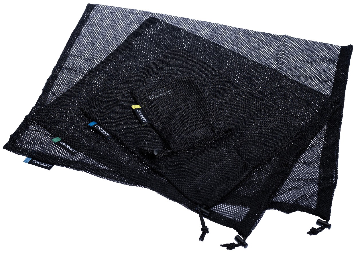 Cocoon Netzbeutel Set, Mesh stuff Set, black