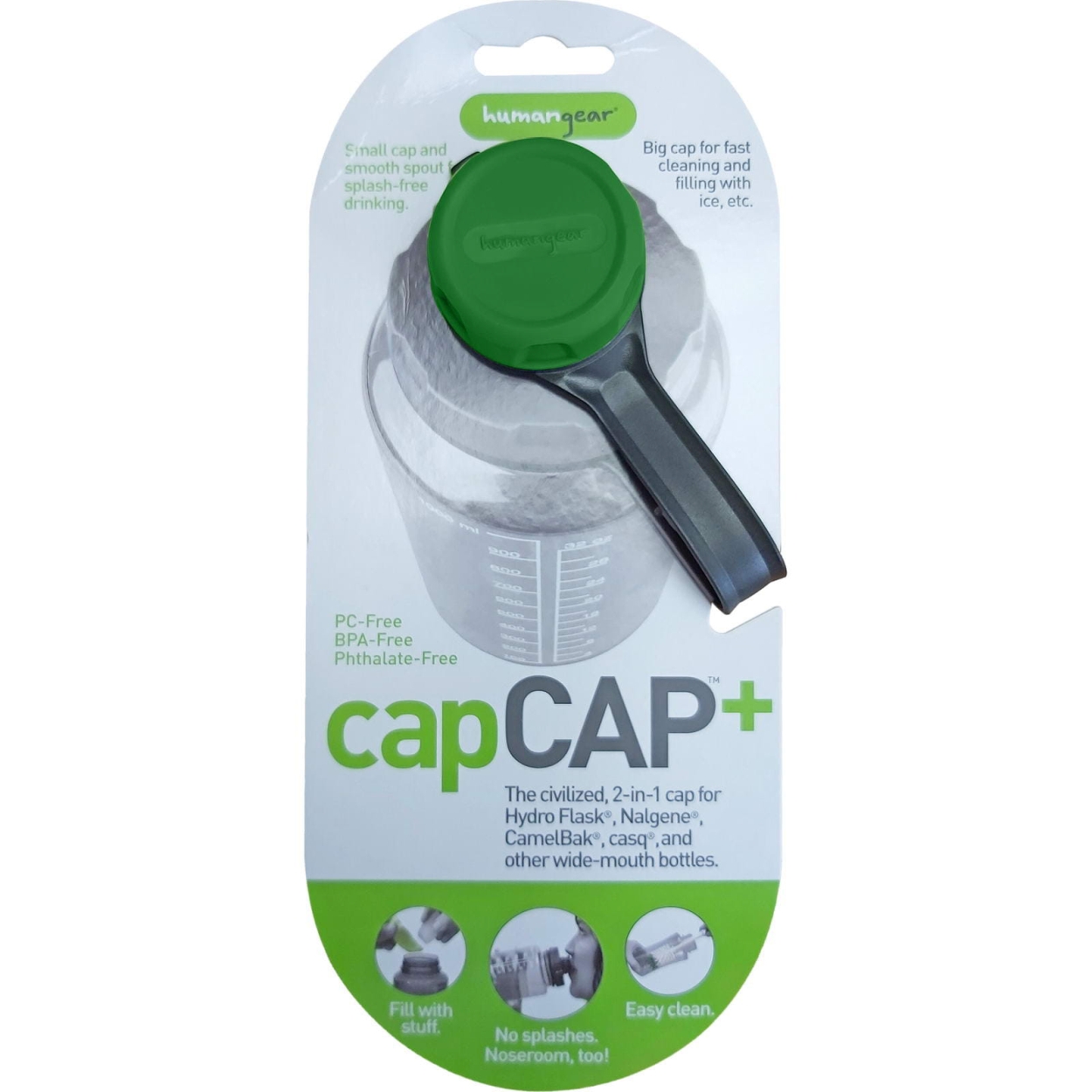 humangear Flaschendeckel `capCAP` für Hals Ø 5,3cm