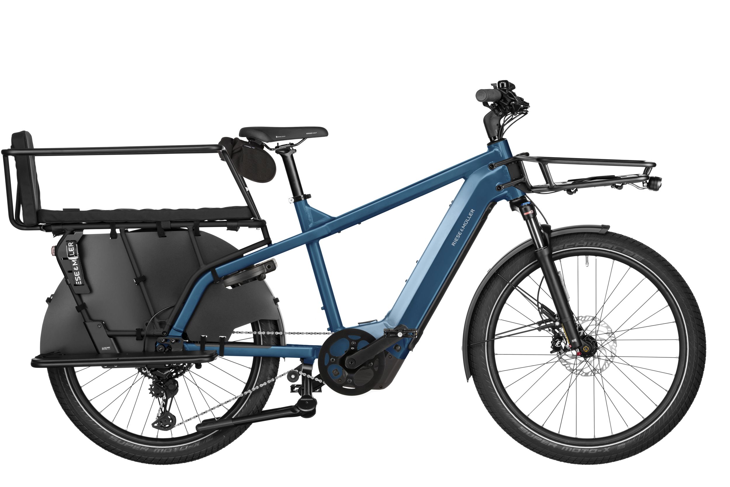 Multicharger3 Family, 51cm, petrol/black matt,