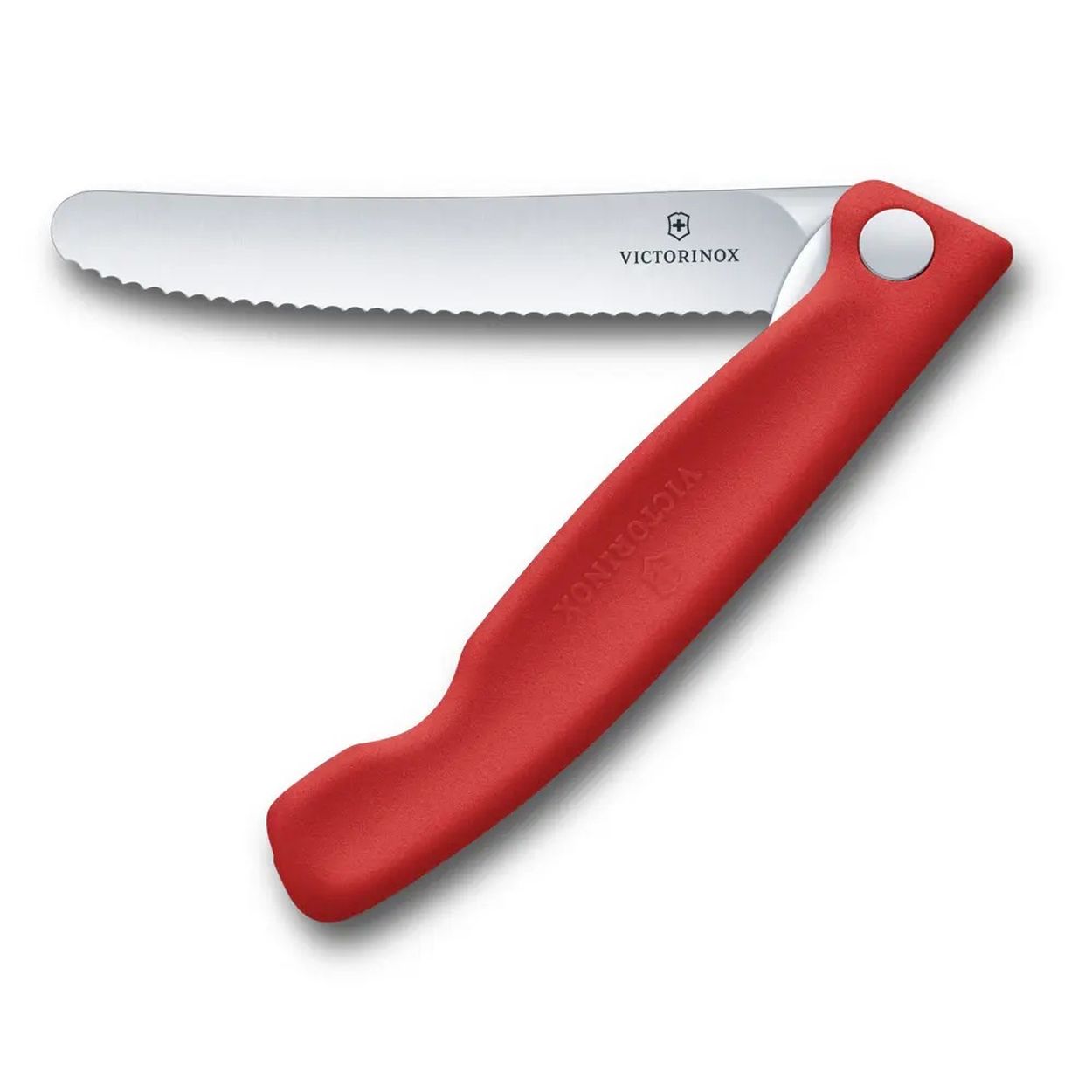 Gemüsemesser SwissClassic faltbar , Wellenschliff