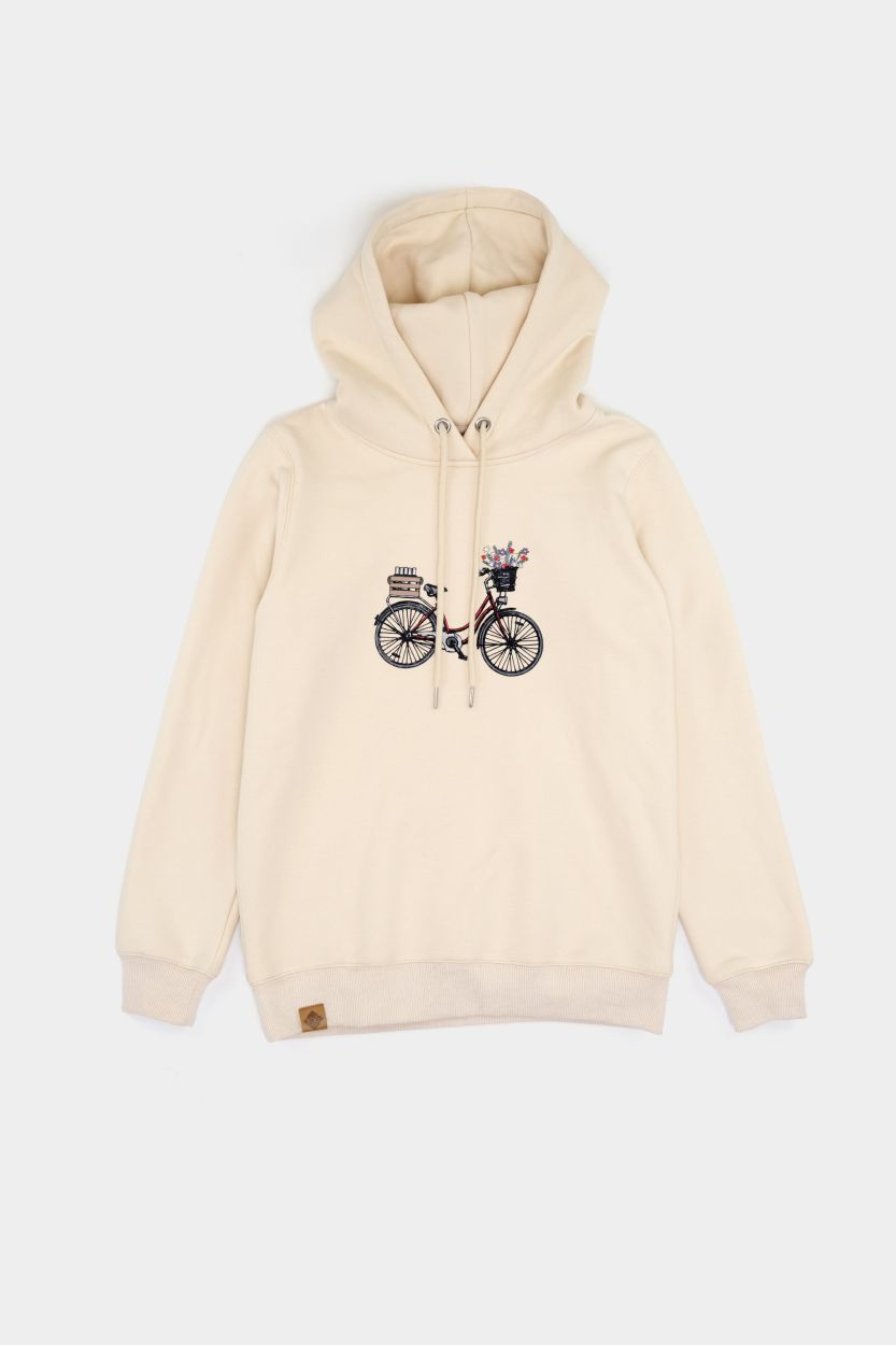 Hoodie "Expresslieferdienst Damen", beige