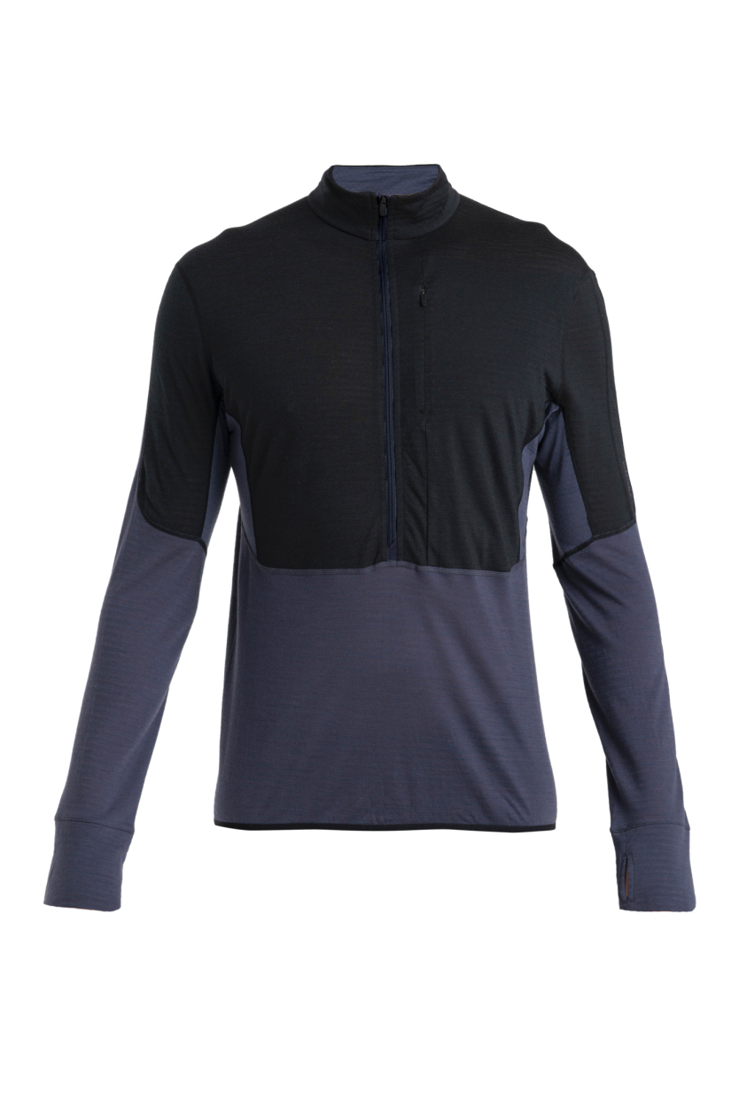 Mens Realfleece Descender LS Half,