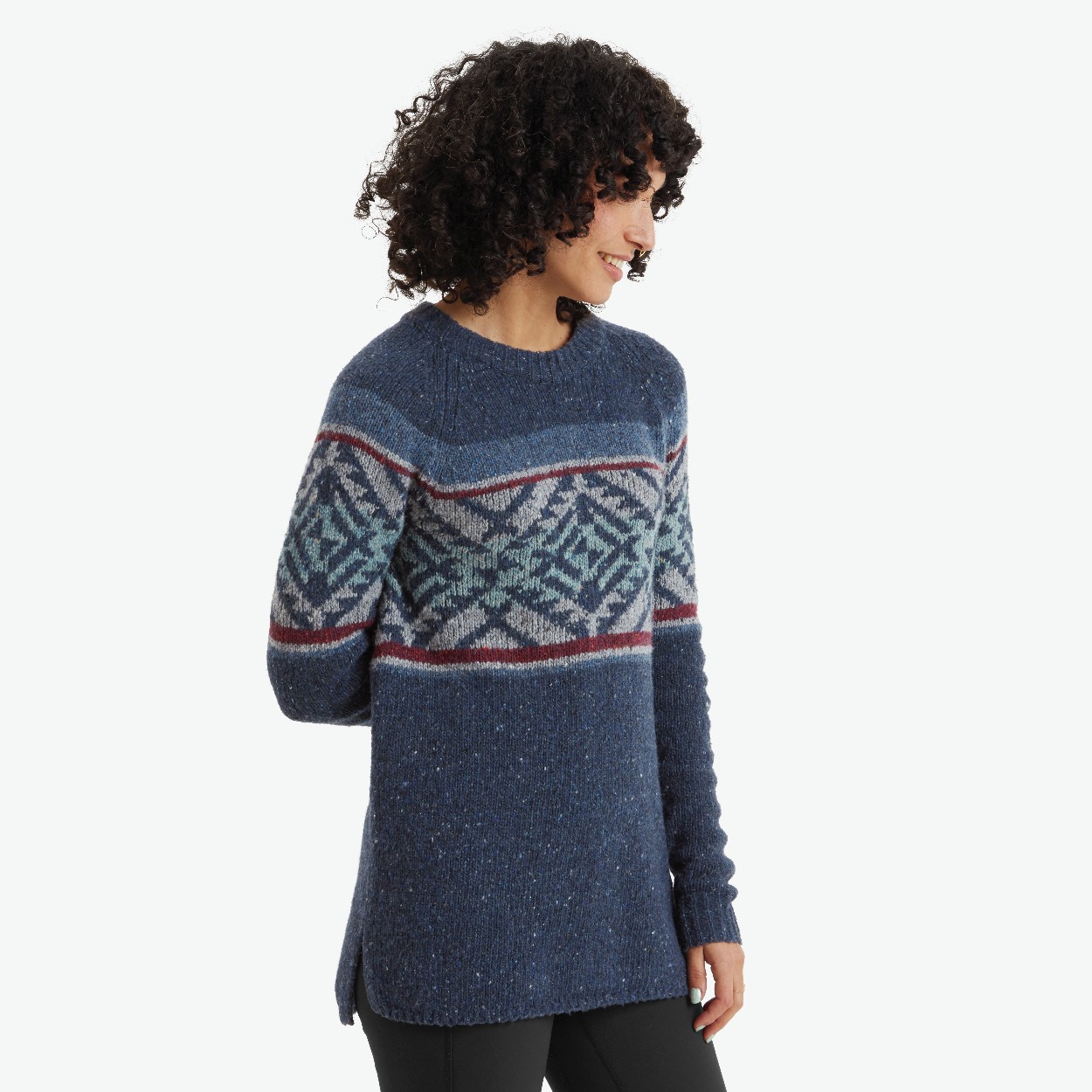 DUMJI LONG SWEATER, Rathee Blue