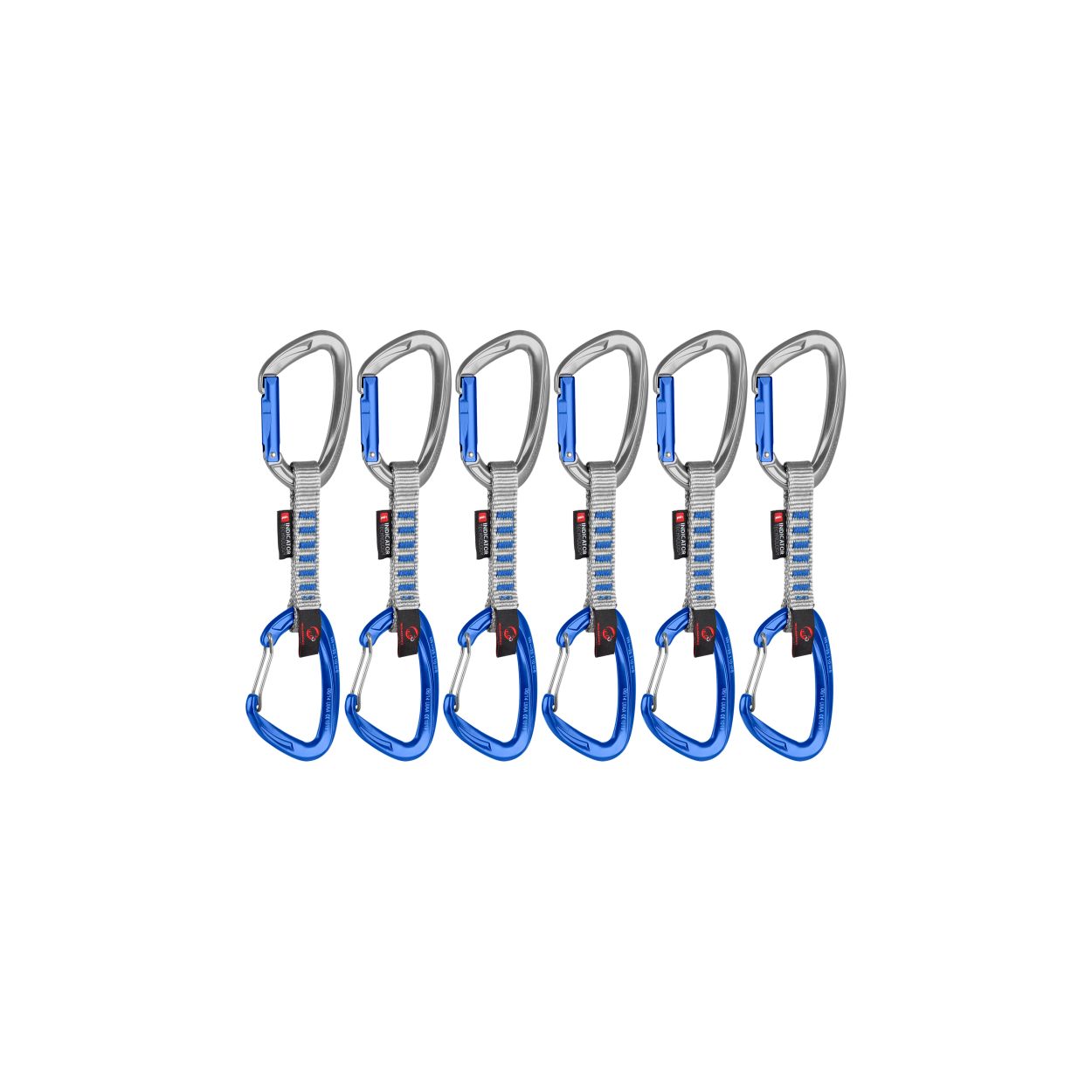 Crag Keylock Wire Indicator 10cm 6-Pack Quickdraws