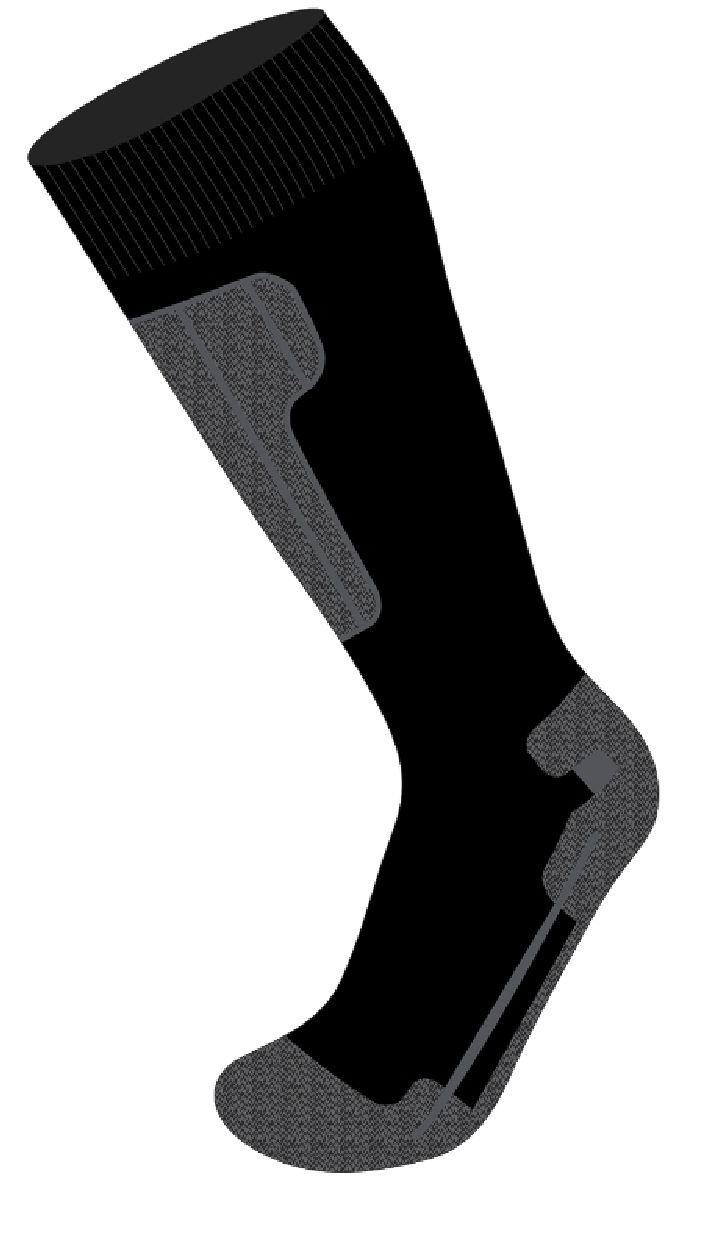 Thermo-Skisstrumpf , schwarz