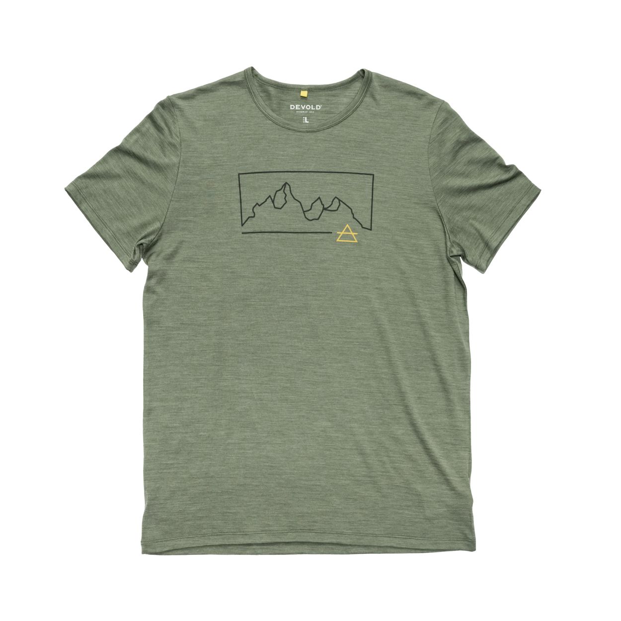 ACTIVE "OUTLINE" TEE MAN, FOREST