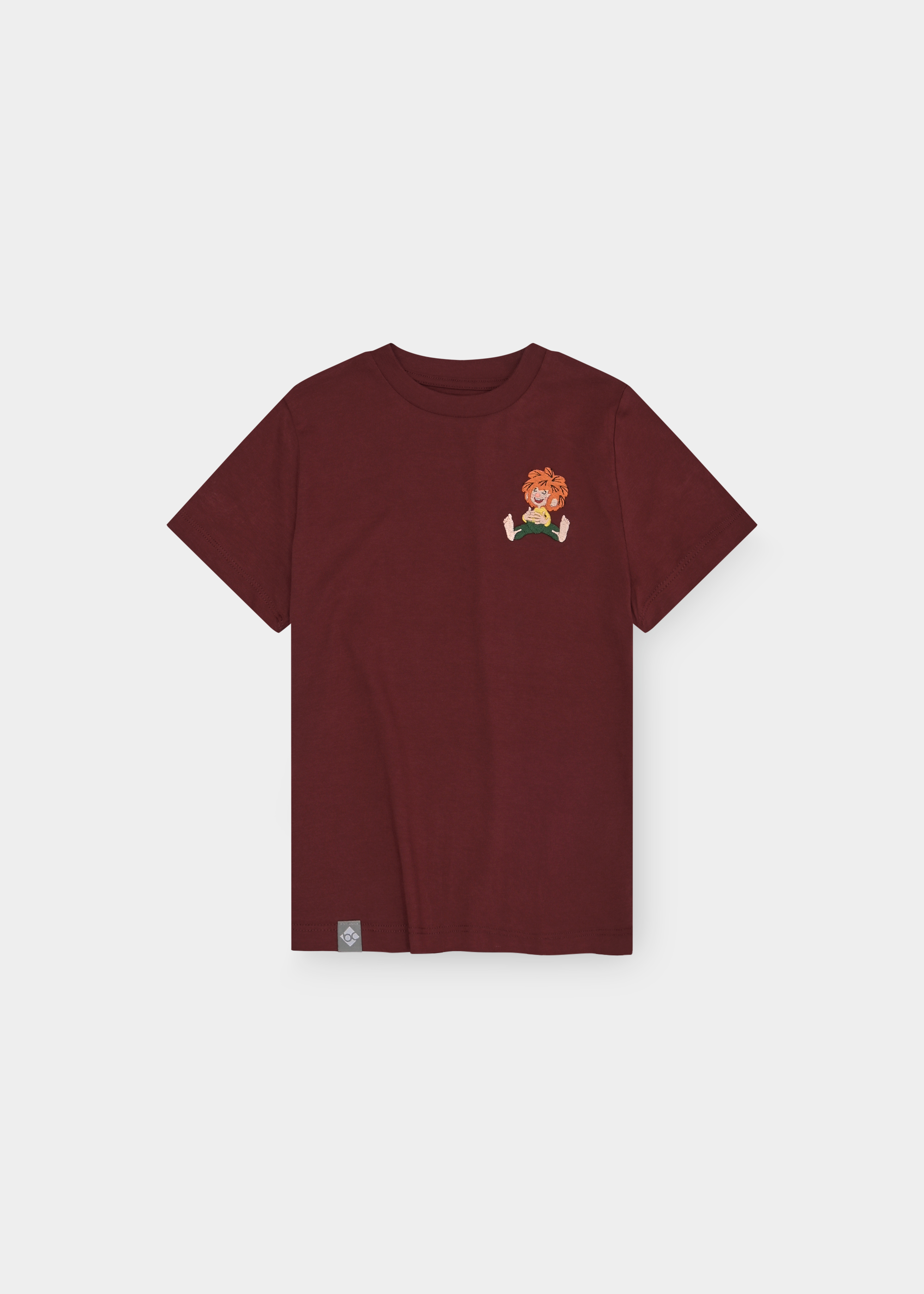 T-Shirt "Pumuckl lacht", dunkelrot